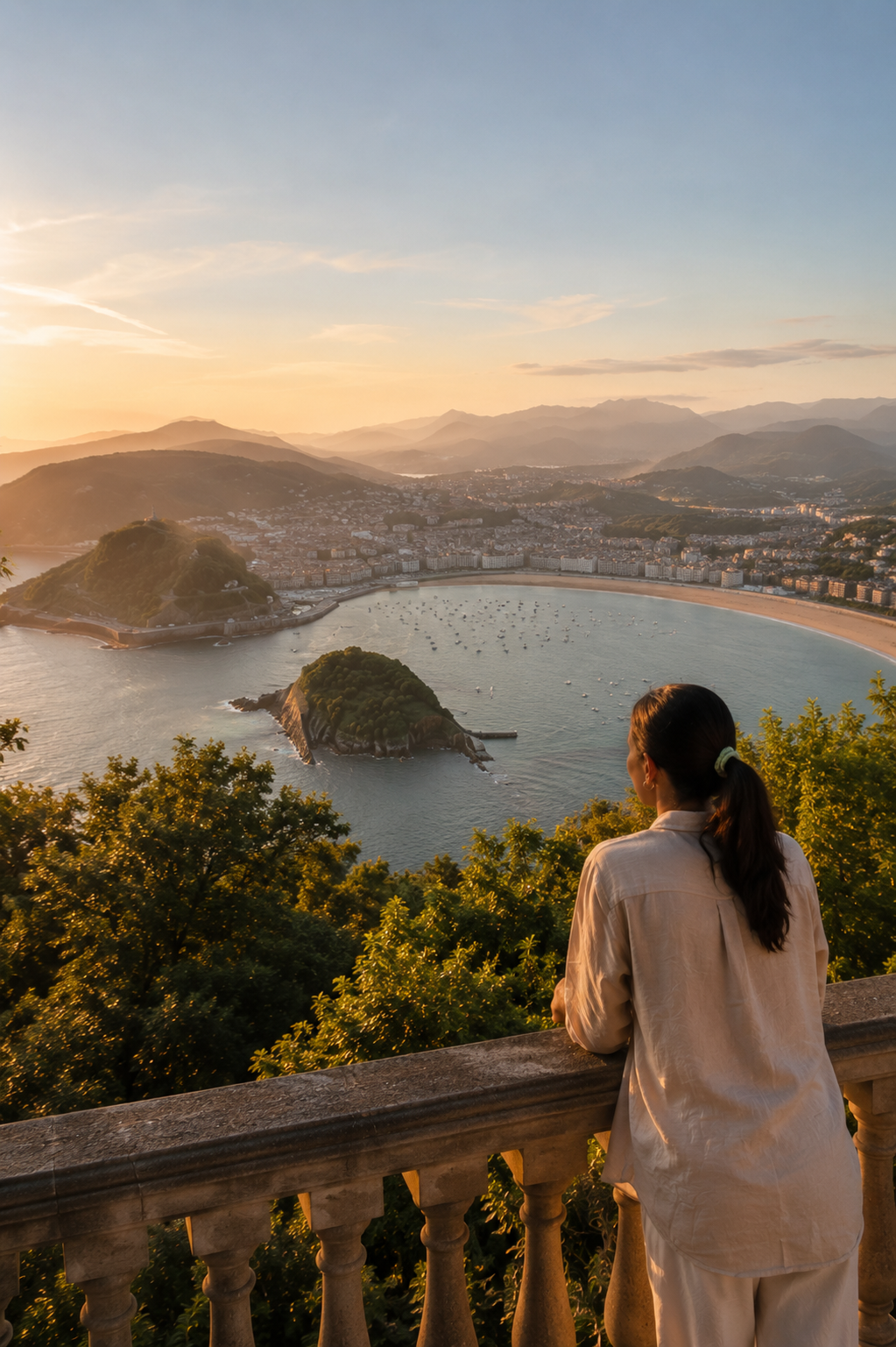La Concha strand in San Sebastián
