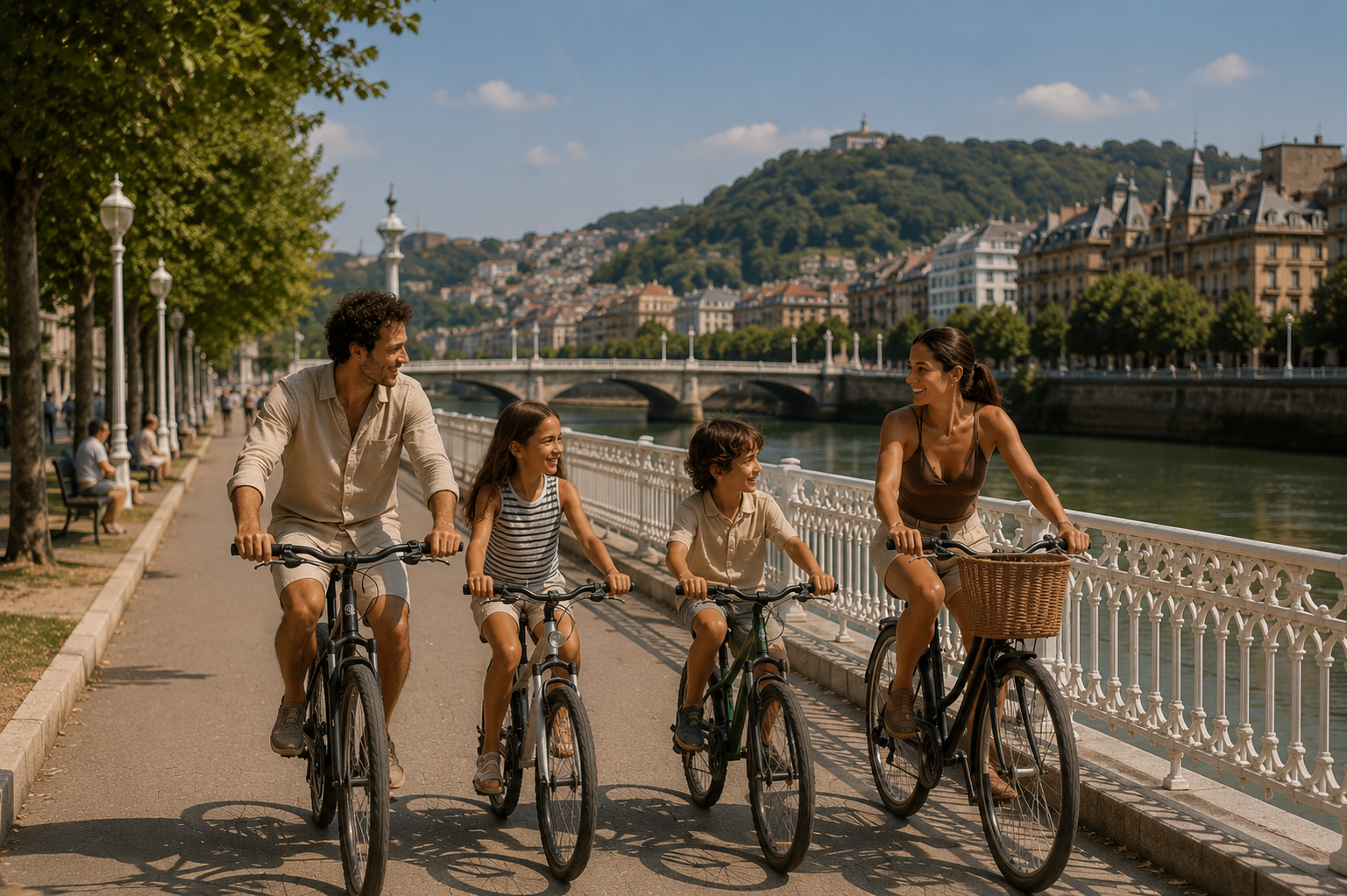 Kabelbaan, surf en fietsroute